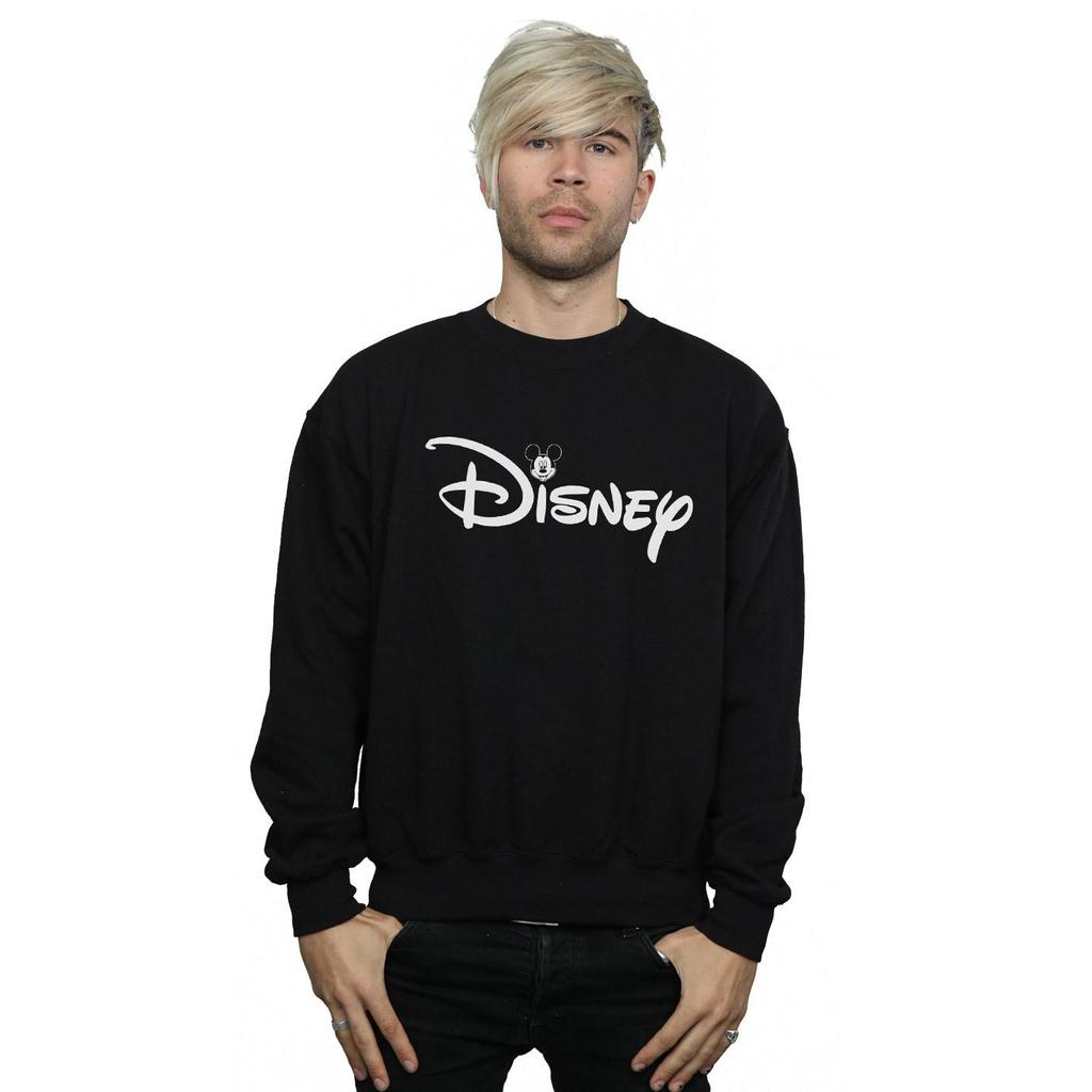 Disney Mens Mickey Mouse Head Logo Sweatshirt