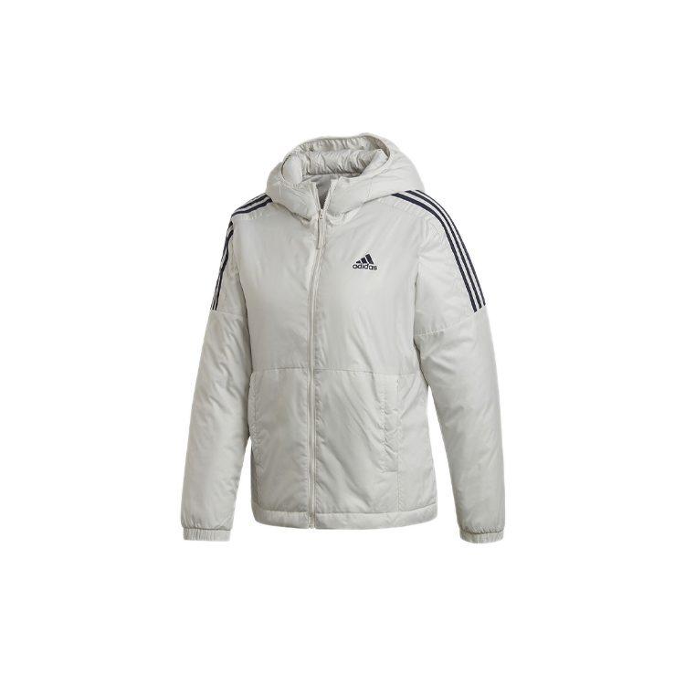 adidas Puffer Jackets Women's White Hooded Moderate Other GH4600