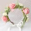 Flower Wreath Bridal Headband Music Festival Flower Headband Photo Headpieces