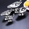 Stainless Steel Gravy and Sauce Boat - Black Pepper Sauce Pot, Non-Magnetic, Hotel Restaurant Supplies.