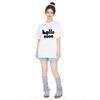 Summer New Minimalist Letter Printed Unisexs And Unisexs Short Sleeved Casual And Lazy Style Fashionable Pure Cotton Loose Tshirt