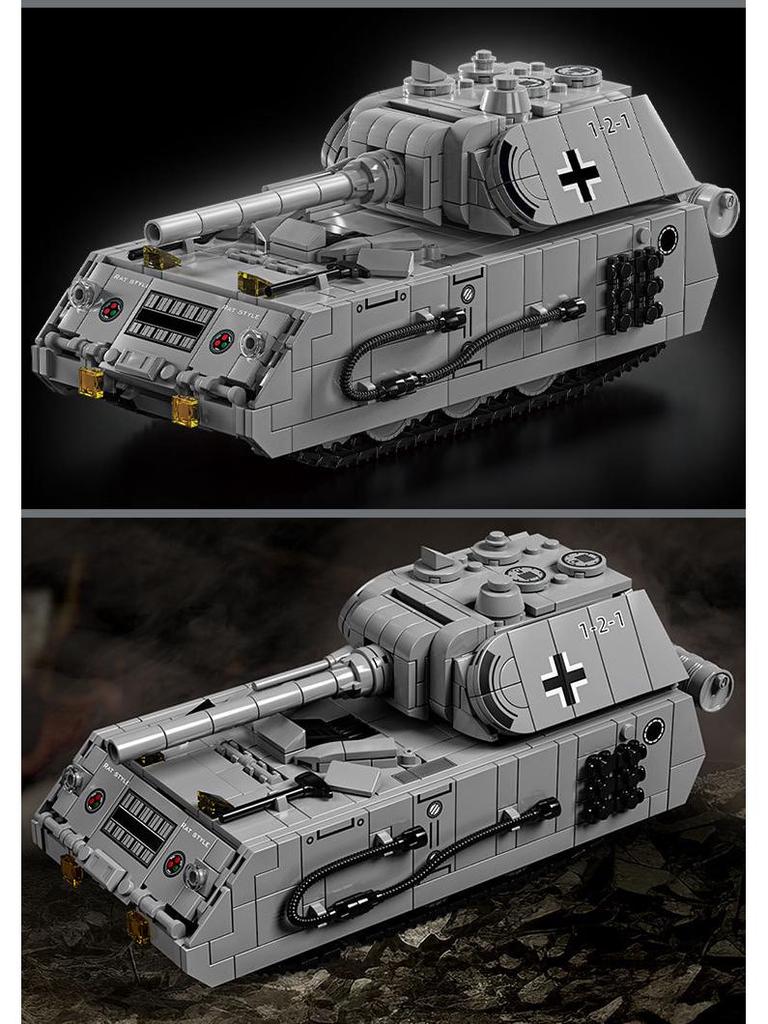 Le Yi 66051-72 Elephant Tank Destroyer IS2 Building Blocks for Kids