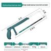 Multi-Purpose Small Handmade Hacksaw for Metal and Wood