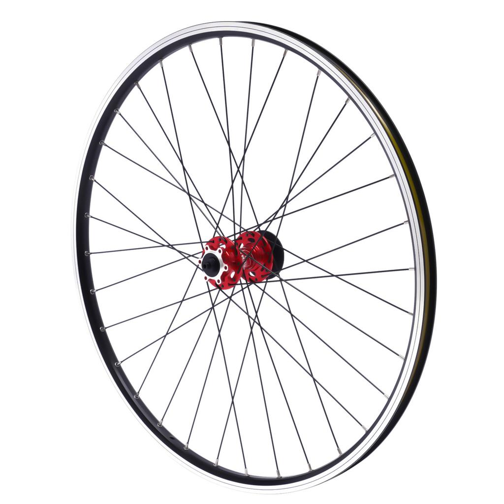 Mountain Bike Wheelset 69.9cm/27.5Inch, Aluminum Alloy Rim Disc Brake MTB Wheelset, Quick Release Front Rear Wheels Black Bike