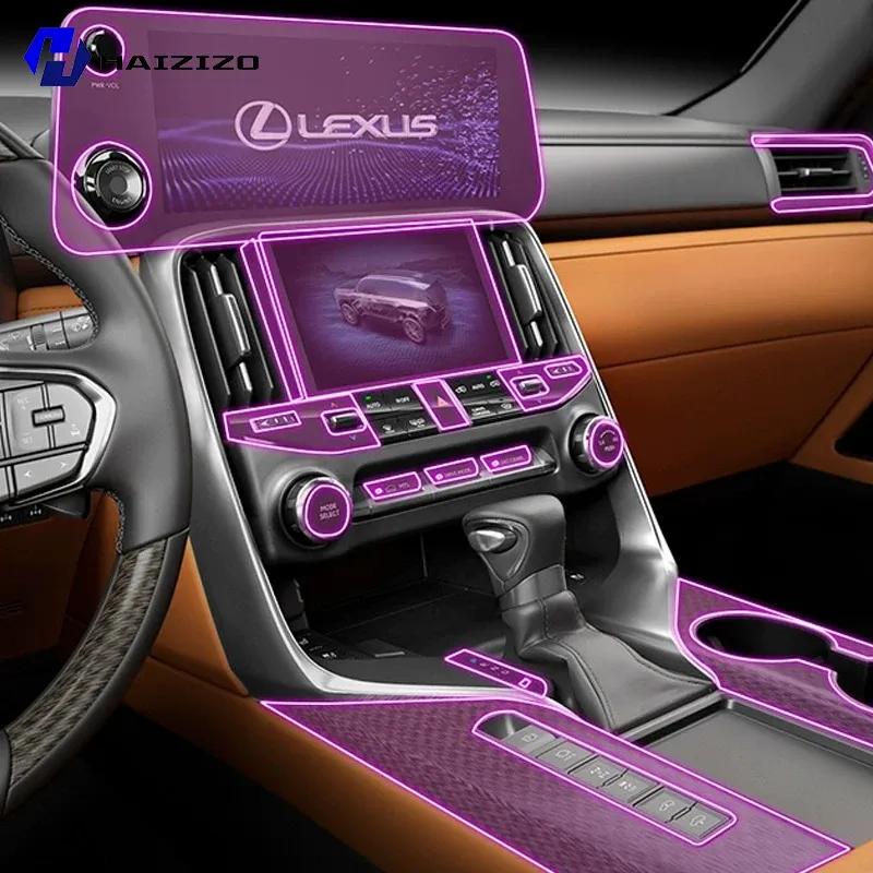 For LEXUS LX 600 -2025 Car interior center console protective sticker interior decorative strip TPU protective refit PPF