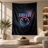 Decorative Tapestry,Nirvana Printed Wall Art, Lightweight Wall Hanging For Bedroom Background