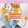 Cute Baby Toddler Girls Boys Penguin Fur Ball Dzianinowa zimowa ciepła czapka Aktywuj czapkę