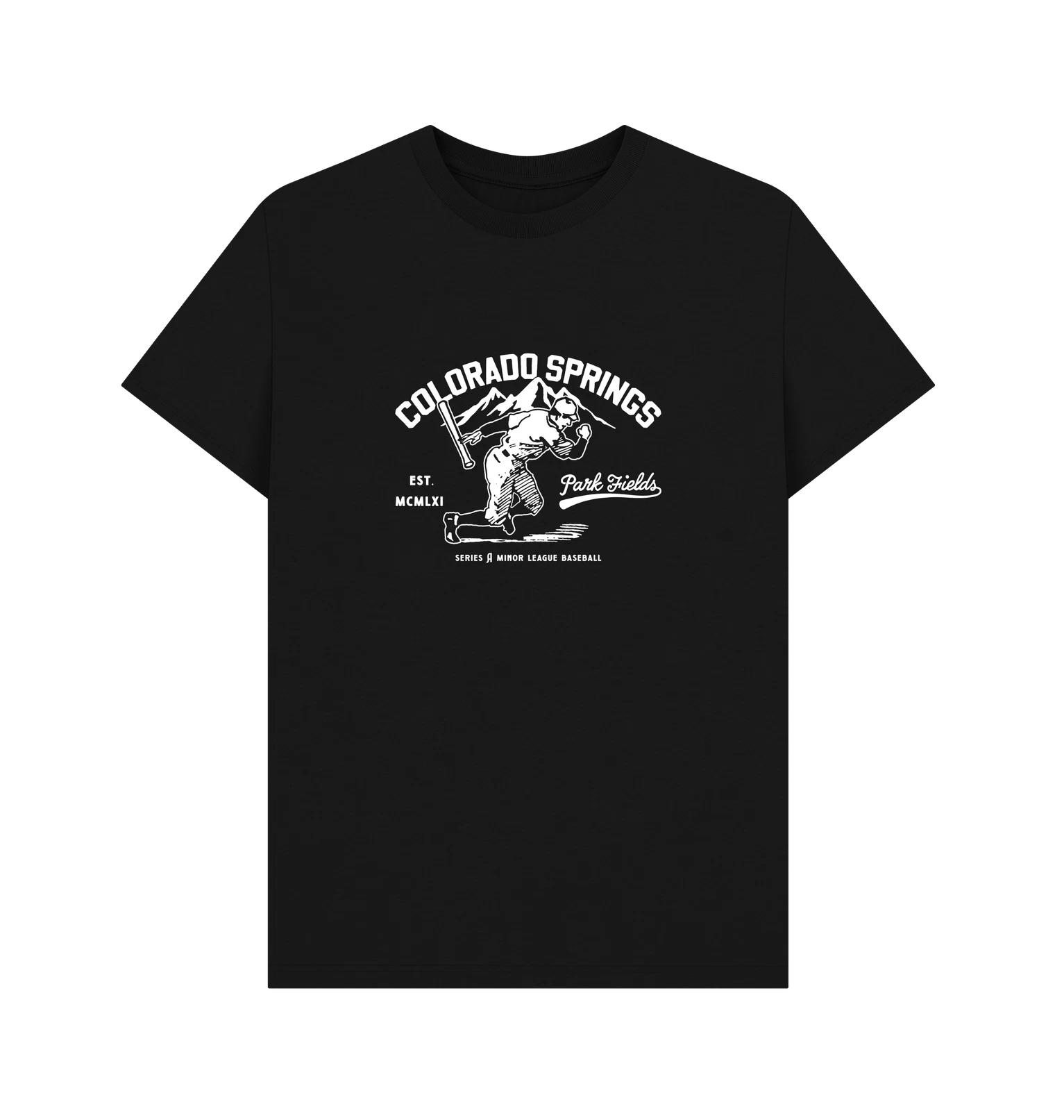 PREMIUM OFFICIAL Park Fields Colorado Springs Unisex Black T-Shirt L