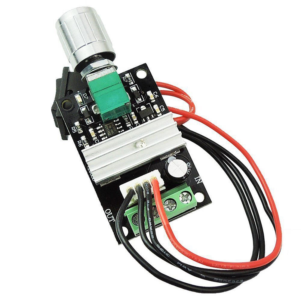 Conductor Dc Motor Speed Regulador Interruptor Ajustable 1.8 ~ 12v Potenciómetro
