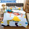 Pi-ppi And Horse Friendship 3pcs K-pop music group Bedding set,Ideal for Bedroom, Dormitory,Including Duvet Cover And 2pcs Pillowcases,Fan gifts