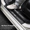 Carbon Fibre Car Threshold Stickers For BMW Mini Cooper One JCW WORKS F55 F56 F57 Car Door Trunk Decorative Sticker Car Styling Qclyn77