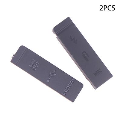 2 Piezas Tapa de Goma USB para Puerto HDMI-Compatible Tapa de Interfaz de Micrófono para Cámara Digital Eos 5D Mark II 5Dii 5D2 Pieza de Reparación