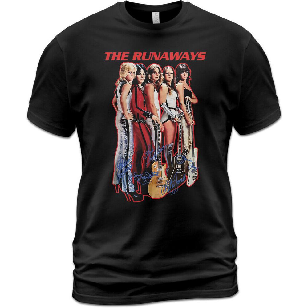 

Rock Music Live in Japan T-Shirt The Runaways Tee Joan Jett Classic Unisex T-Shirt M