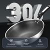 Meichu 32cm 304 Edelstahl Wok