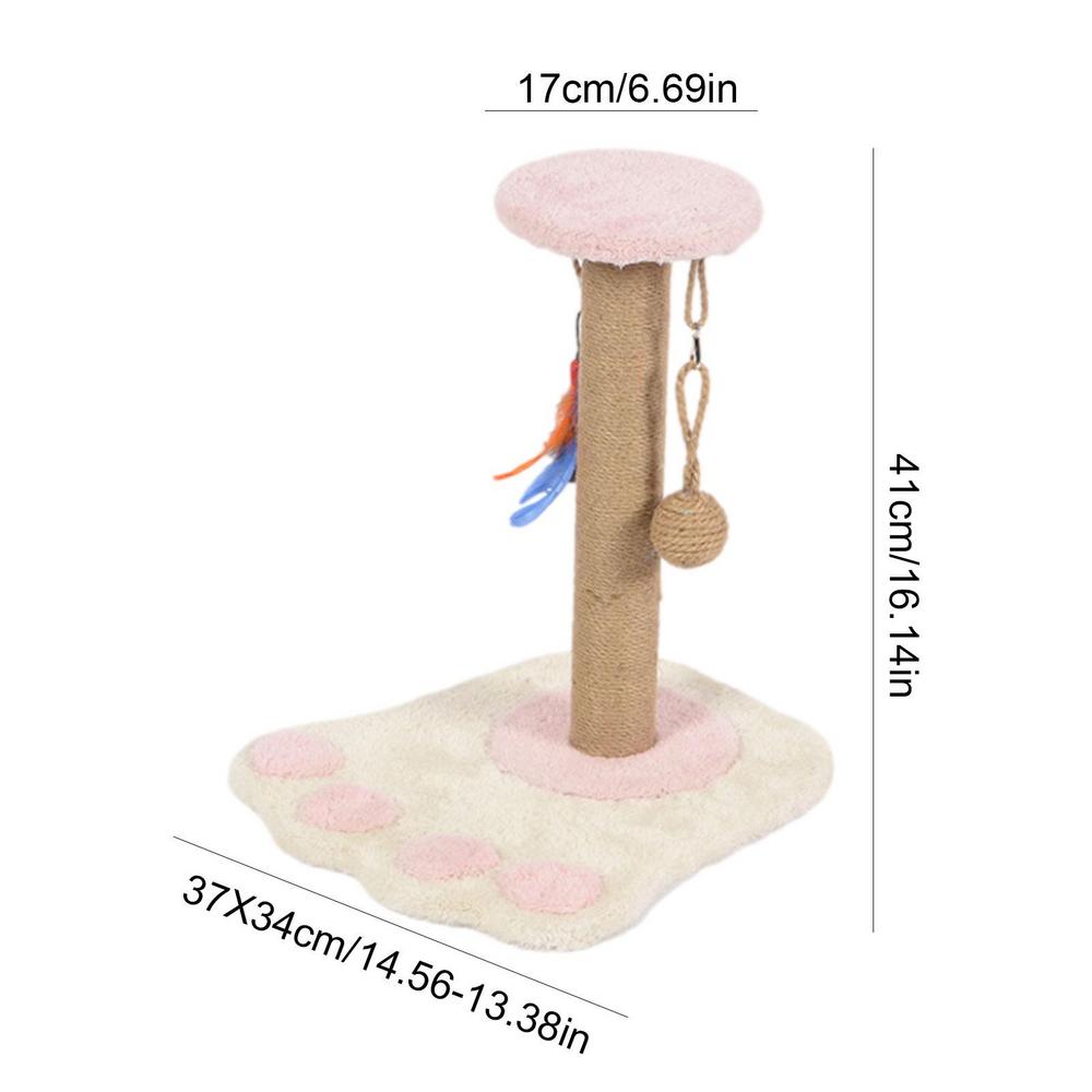 Cat Scratching Tower Cat Tree Hangings Sisal Toys Scratchers Cat Furniture & Toy Cat Scratch Post For Indoor Cats Fun Cat Tree