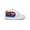 Jordan 1 Mid Little Kids White Blue DM8971-114