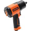 1/2-Inch Air Impact Wrench, High Torque Up To 1400 Ft-lbs, Lightweight 4.6 Lb Design Pneumatic Impact Gun with 11-PCS 1/2-Inch Drive CR-V Steel Impact