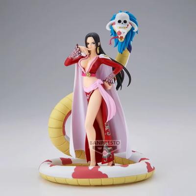 Neue One Piece Figur POP Snake Man Kaiserin Schlangen-Ji Han Koch Modell Schreibtischdekoration Schmuck Anime Handgemacht