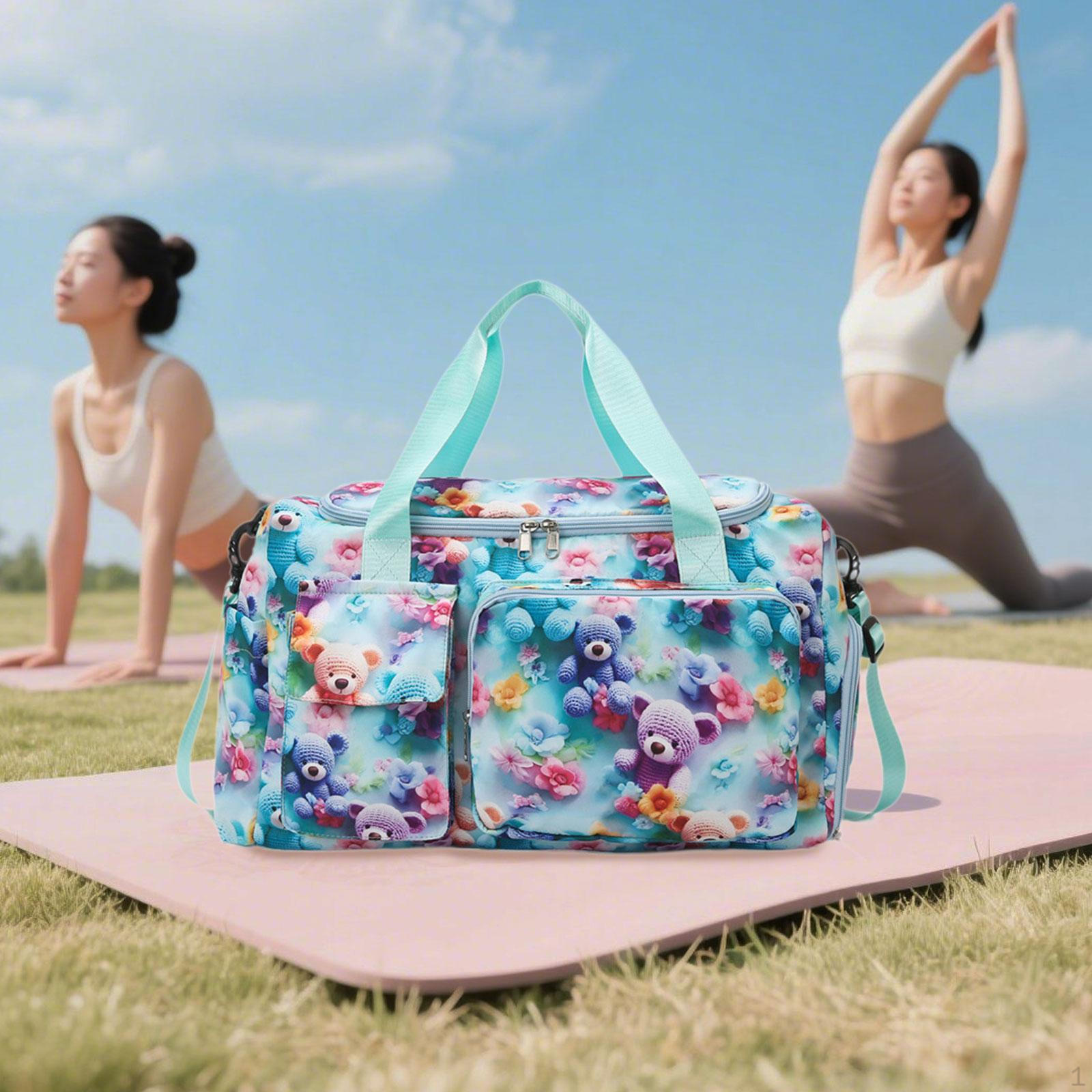 

Сумка для балета для девочек, контейнер для хранения, большая вместимость, портативная, водонепроницаемая, для путешествий, на ночь зелёный