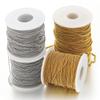 2 Meter lange, flache Gold-Edelstahl-Kabelketten (2,0/2,5/3 mm) – Zubehör für Halsketten, Armbänder und Schmuckherstellung (DIY)