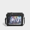 Cross-Border Transparent Pain Bag for Women 2025 New Large Capacity Denim Small Square Bag Anime Single Shoulder Crossbody Bag