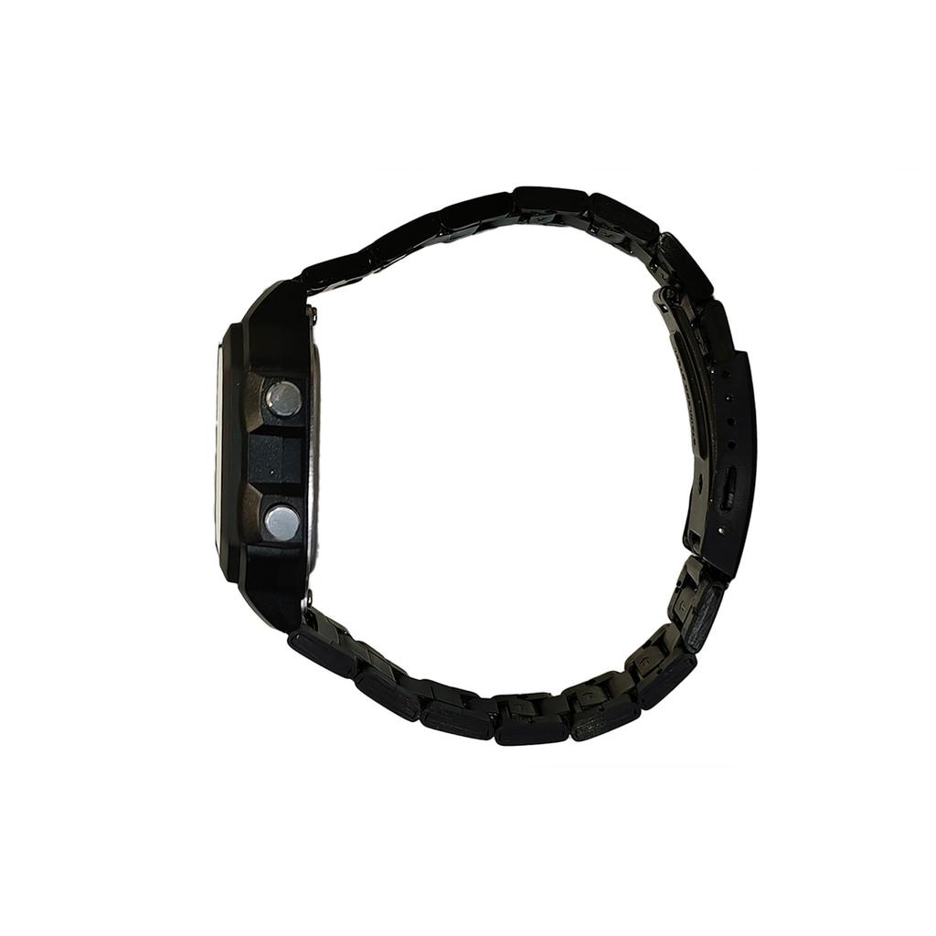 CASIO Custom Collection Quartz Movement Stainless Steel Strap Watch Unisex Black Dial AE-1200WH-1A(Watch3--)