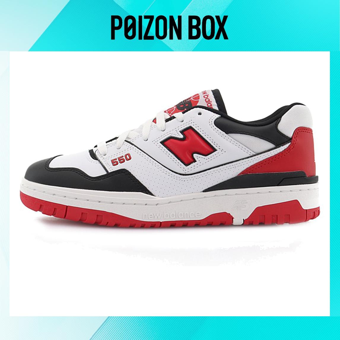 

New Balance 550 White Red Black