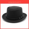 Wool Beret Hat For Women Men With Wide Brim Sun Protection Summer Fashion Vintage Style