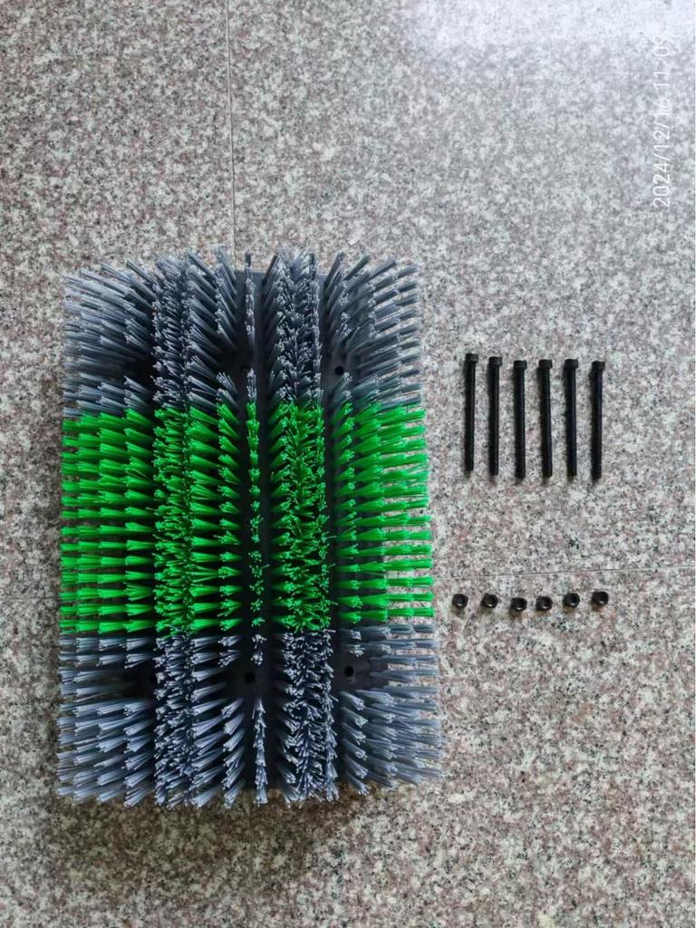 Bardzo Duża Składana Szczotka do Ciała Krowy – Trójsekcyjna Rolka do Masażu i Drapania do Czyszczenia Zwierząt Gospodarskich