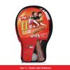 Double Happiness Table Tennis Racket Set: Beginner and Student 2-Pack with Types I, II, III for Children