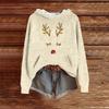 Sweatshirts For Women Knit Sweater Cute Shirt Fall Pullover Hooded Sweatshirt
