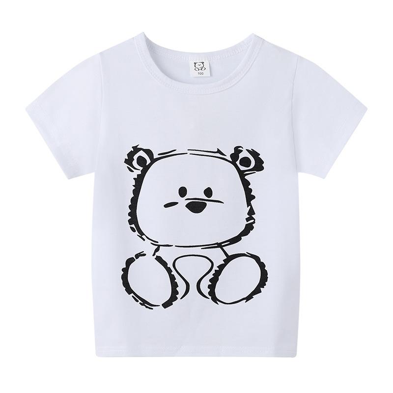 2025 Boys Girls T-Shirt Kids Clothes Cartoon Summer Tops Long Sleeve Baby Clothing Spring  Ropa De Children's Clothing