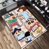 Crayon Shin-chan  Carpet Office Decorative Carpet For Living Room Bedroom Door Mat Floor Rug Computer Chair Area Rug