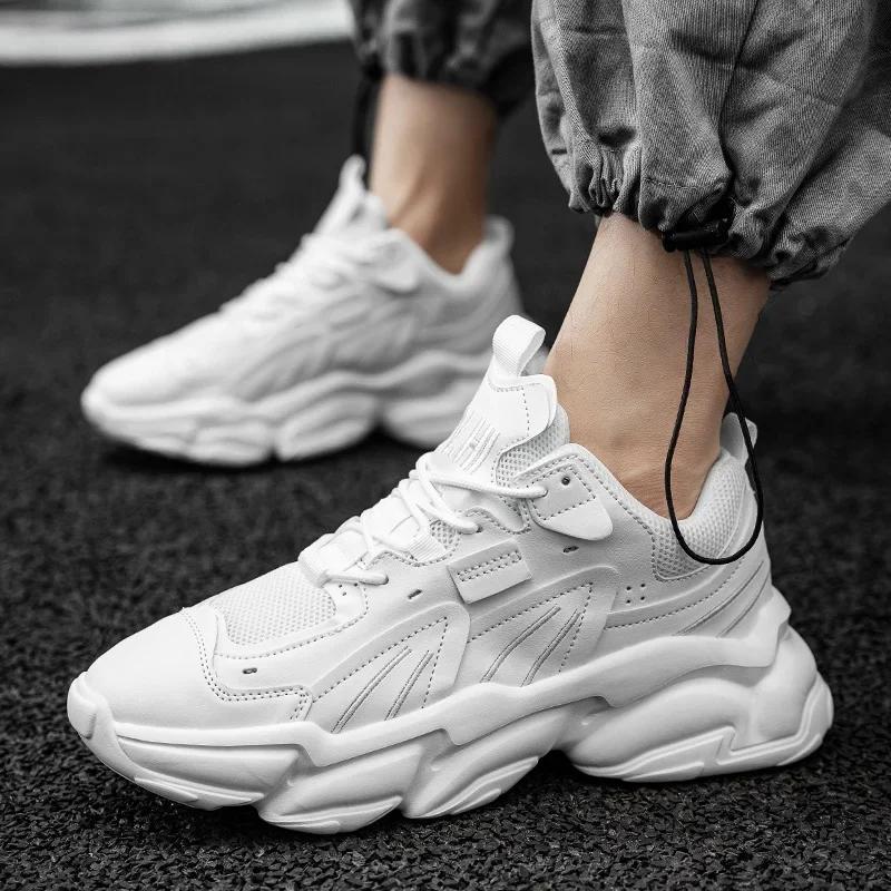 Herren-Sneaker mit versteckten Absätzen, Größe 45 46, Schuhe mit Erhöhung für Herren, modisch, atmungsaktiv, 8 cm 6 cm, Sportschuhe