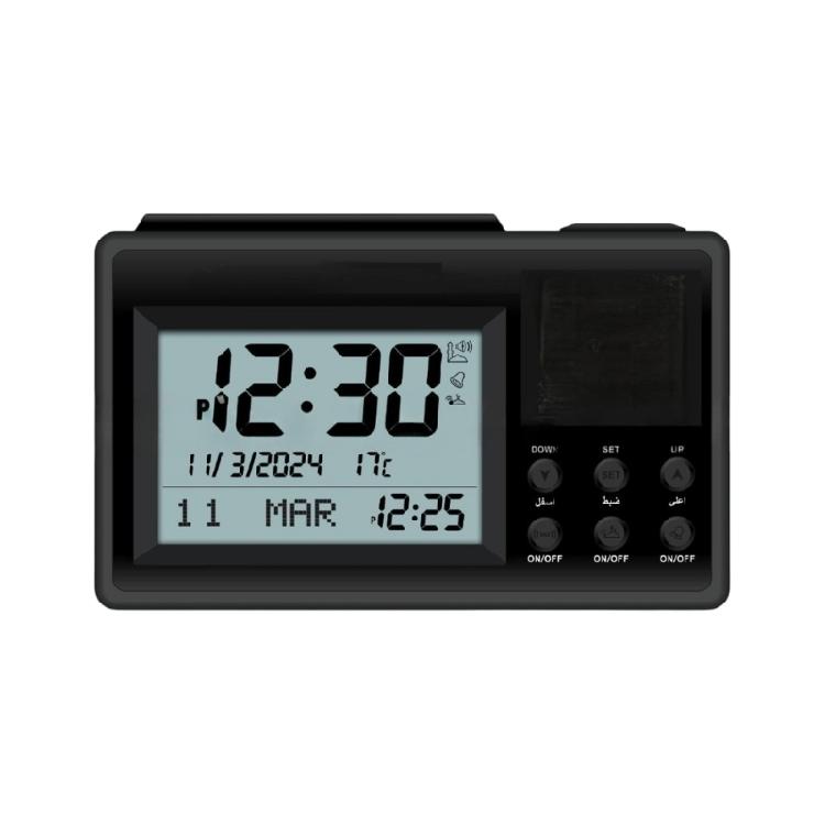 

Multifunctional LCD Clock Including Alarm Temperature Night Light and USB Rechargeable Battery for Home Office 1