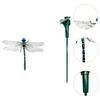 Solar Battery Powered Flying Dragonfly Fluttering for Patio Plants Landscape