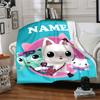 Customizable Gaby's Bubble House3 Throw Blanket – Personalized Name, All-Season Cozy Snug Blanket, Machine Washable, Personalized Blanket