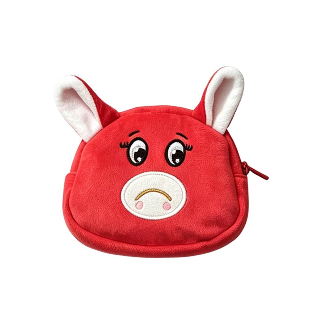 

Large Capacity Pencil Case Horse Shape Storage Bag Cartoon Coin Purse Earphones Storage Coin Purse 02