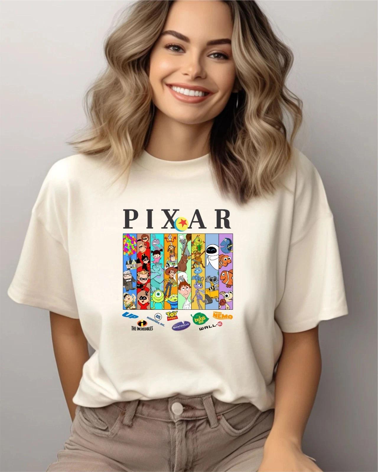 Pixar Movies Inside Out T-Shirt, Toy Story Disney Shirt, Disney All Characters S