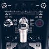 Kebidumei Car Round Temperature Voltmeter 12-24V Auto Voltage Meter Display Digital Measurement Car Motorcycle Boat Thermometer