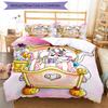 3pcs Cartoon Diddl Diddlina Pattern Bedding Set Duvet Cover Set Includes Duvet Cover &pillowcases, Perfect All Season Bedroom Decoration & Gift