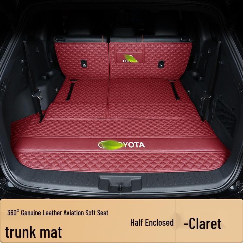 Kompletní krycí rohož do kufru pro 7místnou Toyotu Highlander - Vše v jednom interiérový doplněk