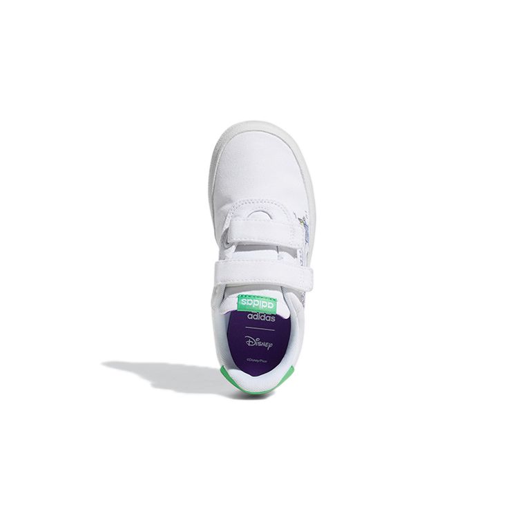Toy Story x Adidas Vulc Raid3r J Buzz Lightyear Kids Sneakers White Cloud-White Semi-Solar-Lime GZ0625