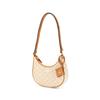 New MCM Himmel Canvas Shoulder Bag, Crossbody Bag Trumpets Women's Beige & Brown MWHFSAC02I9001