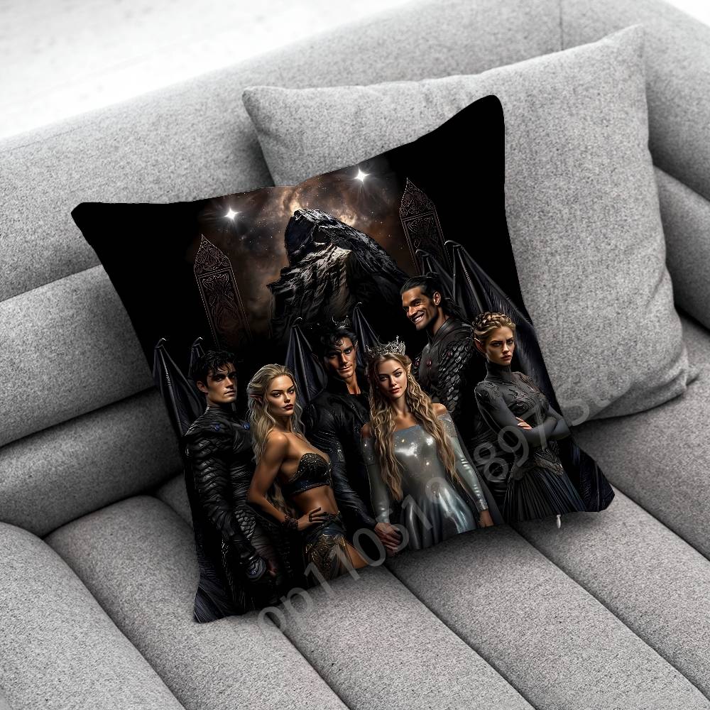 Acotar A Court of Mist and Fury Throw Pillow Case For 50x50cm 40x40cm 55x55cm 45x45cm 30x30cm Square Bedroom Pillowcase Cover
