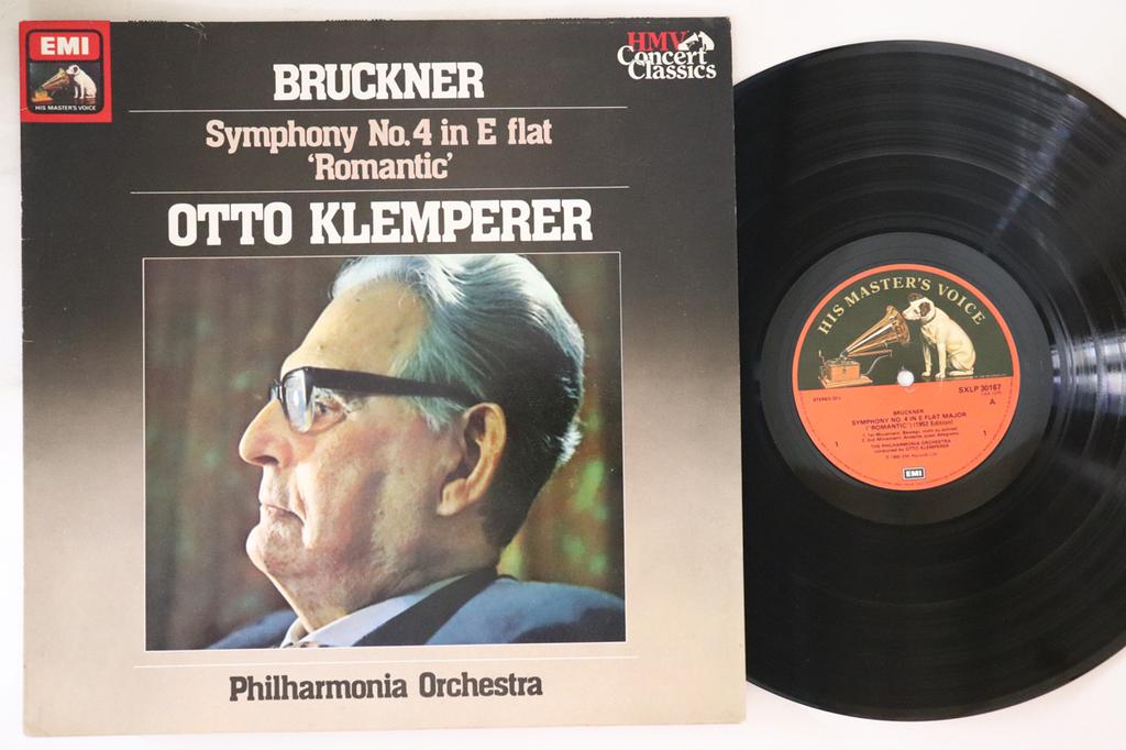 LP Record OTTO KLEMPERER, PHILHARMONIA ORCHES - Bruckner: Symphony No. 4 ('romantic SXLP30167 HIS MASTER'S VO 1973 UK Classical Used