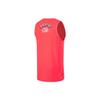 Li Ning X Mister Cartoon Collaboration Badfive Letter Print Quick-Dry Cool Competition Basketball Jersey Men Jersey Fluorescent-Flame-Red AAYT811-1
