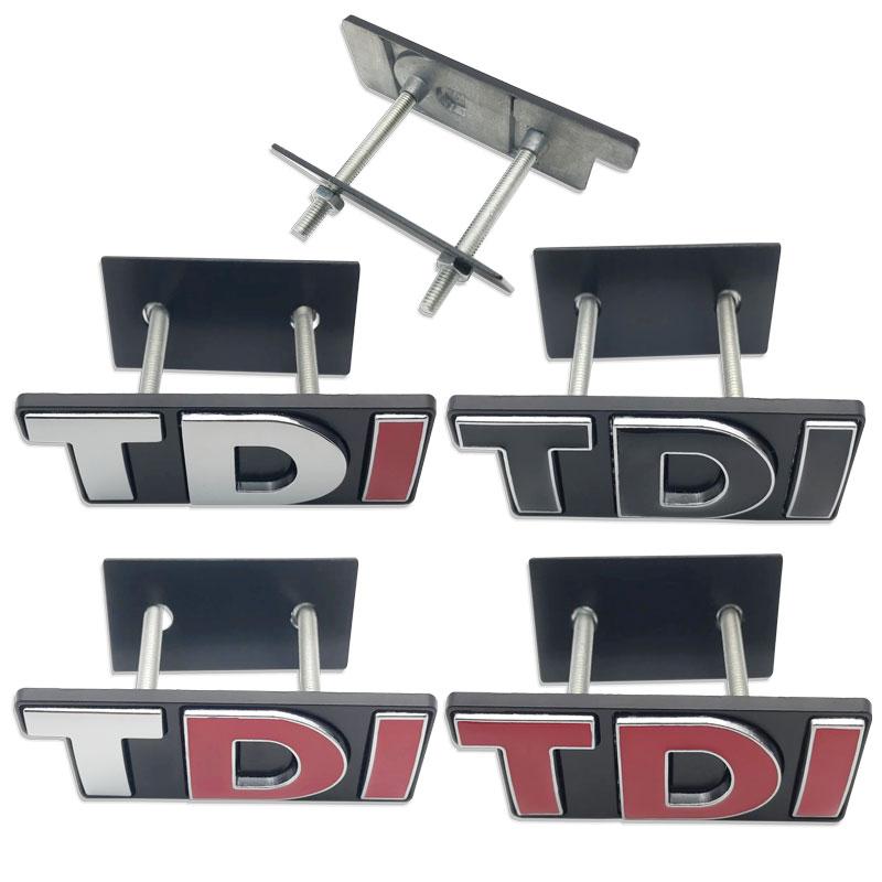 Auto Styling Zubehör 3D TDI Front Motorhauben Grill Abzeichen Emblem Aufkleber