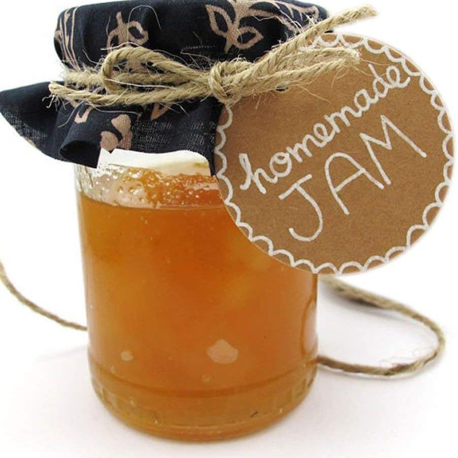 Round Kraft Paper Tags - Blank Halloween, Christmas, Thanksgiving Cards In Black & White for Handmade Labels