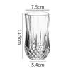 85ml/215ml/310ml/250ml/360ml Collins Glass Whiskey Cups Diamond Relief Bottom Beverage Cup Household Tazas Coffeeware Drinkware